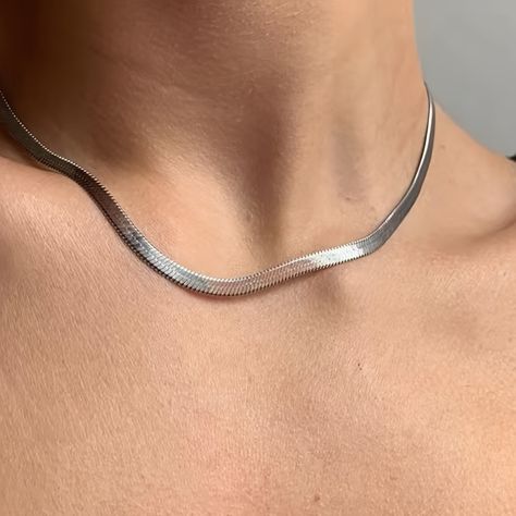 Snape Flat Snake Layering Anti-Tarnish Chain