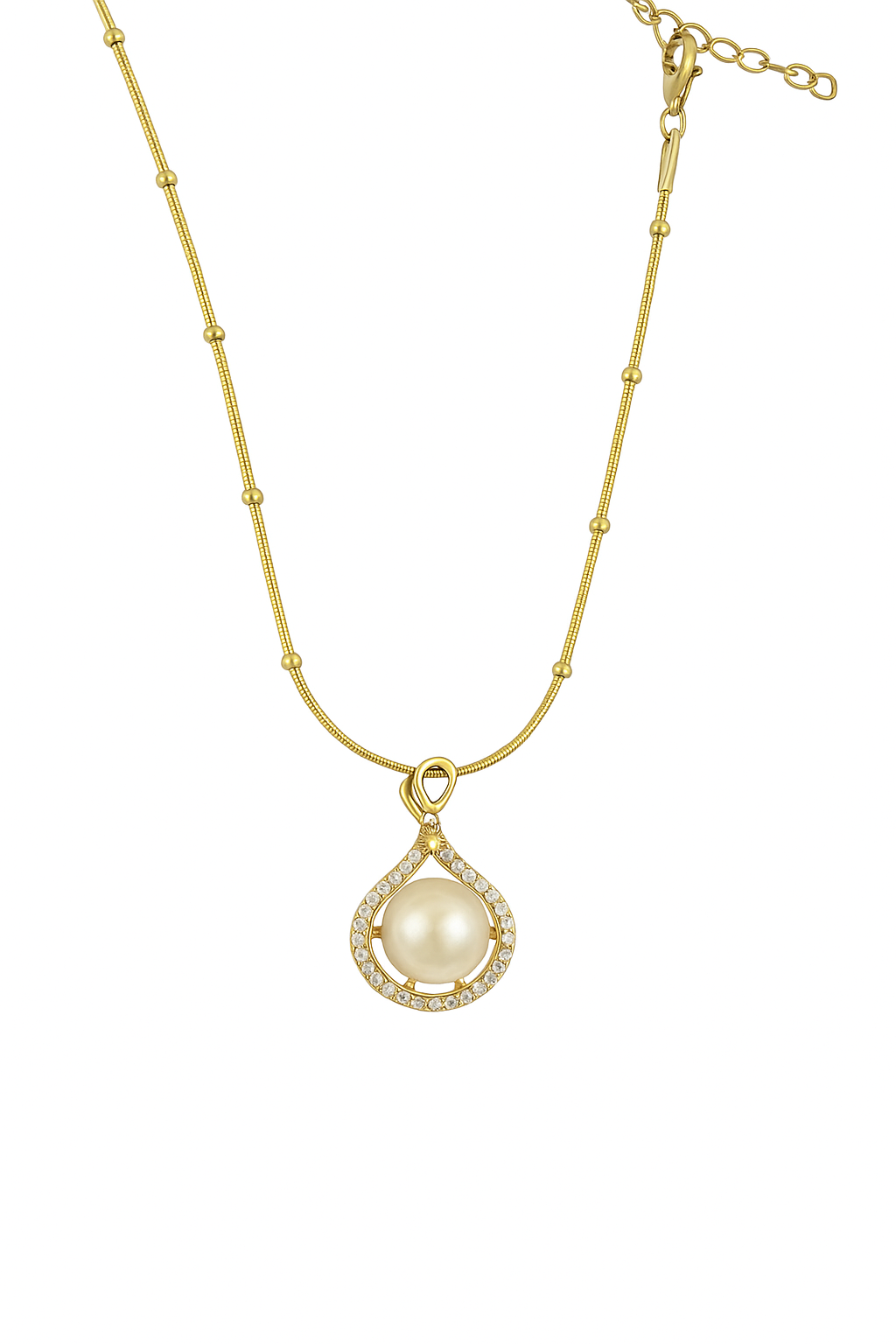 Moonlit Pearl Necklace