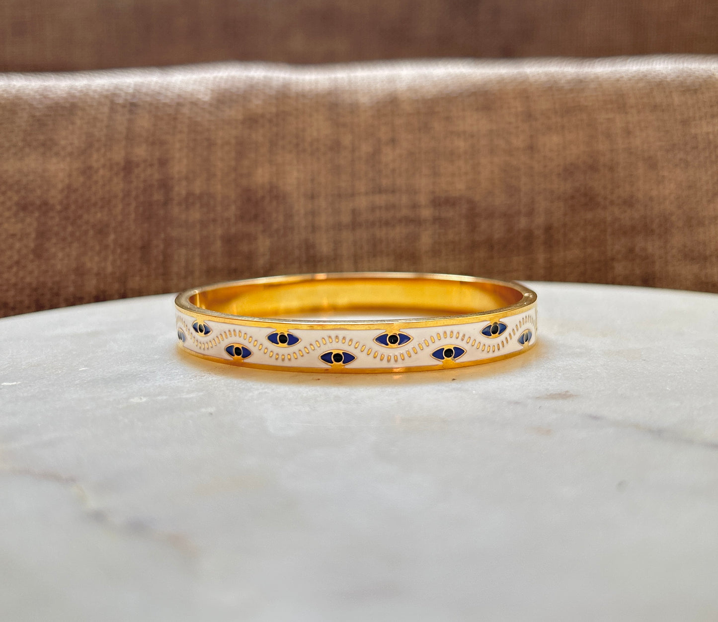 Aegis Evil-eye Bangle Bracelet