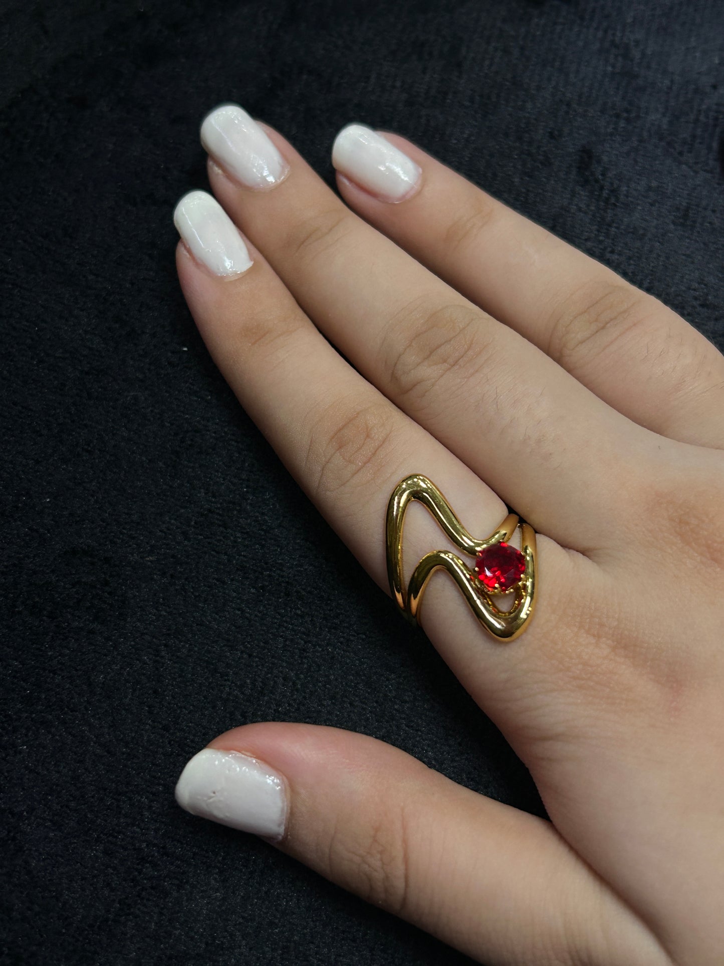 Ruby Anti-tarnish Ring