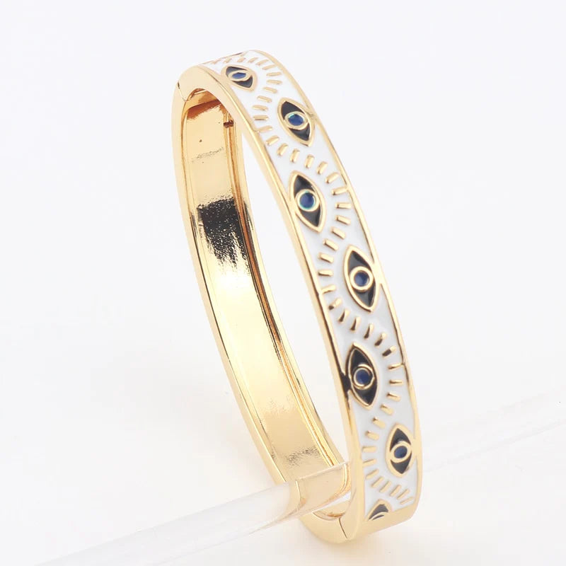 Aegis Evil-eye Bangle Bracelet