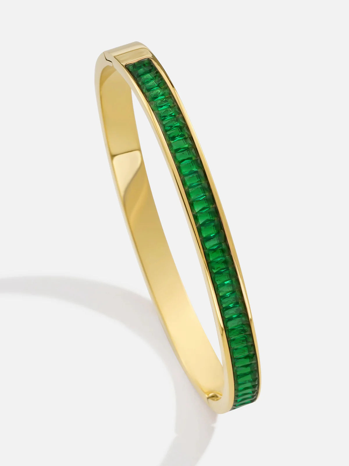 Twilight Zirconia Anti-Tarnish Bangle Bracelet