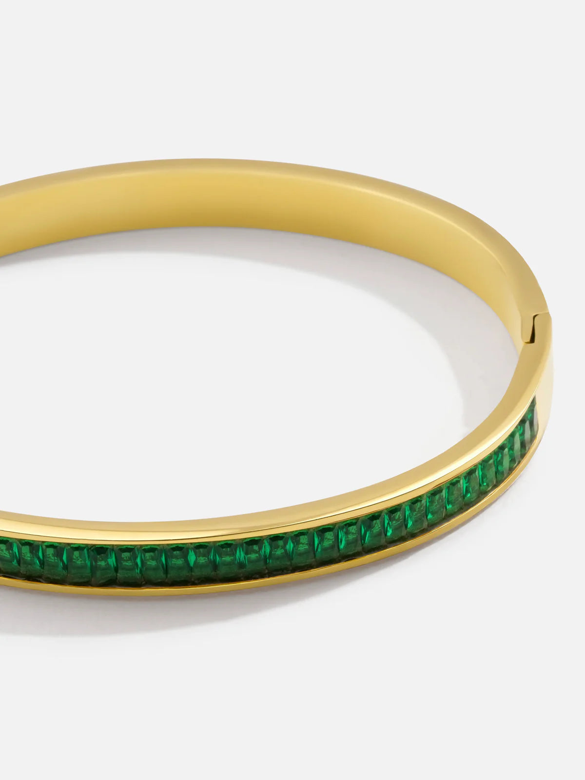Twilight Zirconia Anti-Tarnish Bangle Bracelet