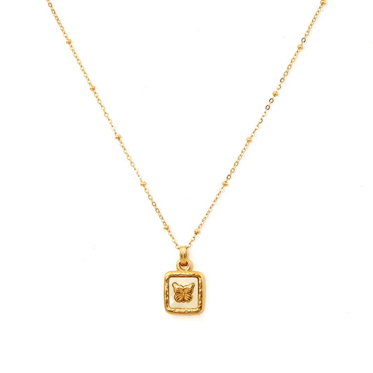 Butterfly Golden Anti-tarnish Necklace