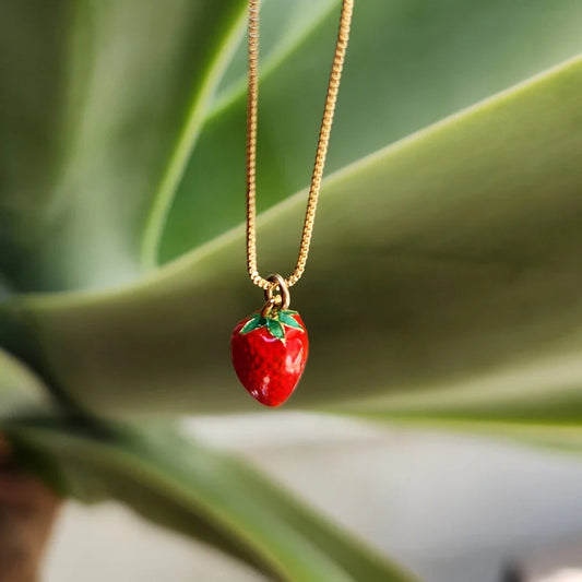 Berry Charm Anti-tarnish Necklace
