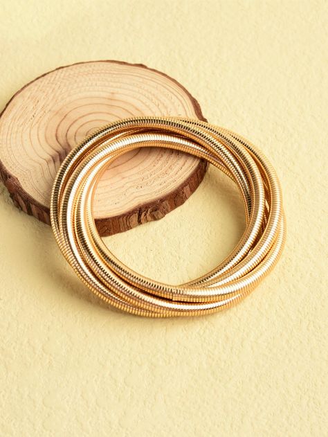 Arm Candy Anti-Tarnish Coil Bracelet