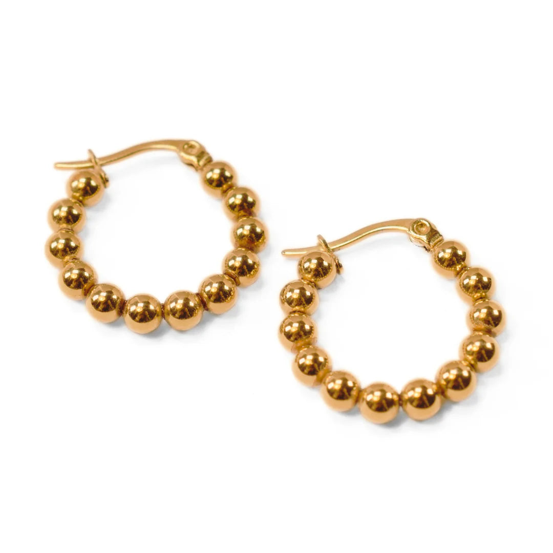 Bubble Hoops Anti-Tarnish Earrings