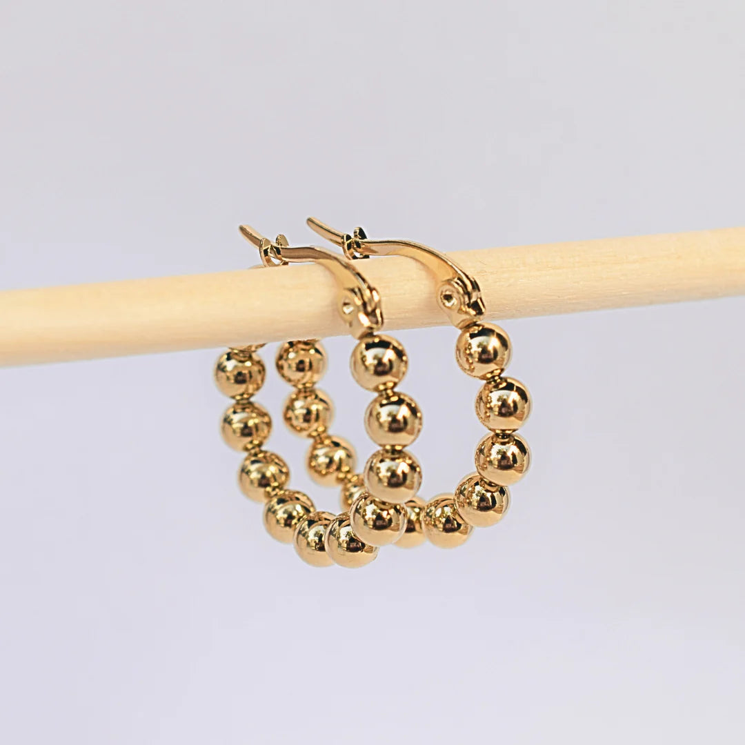 Bubble Hoops Anti-Tarnish Earrings