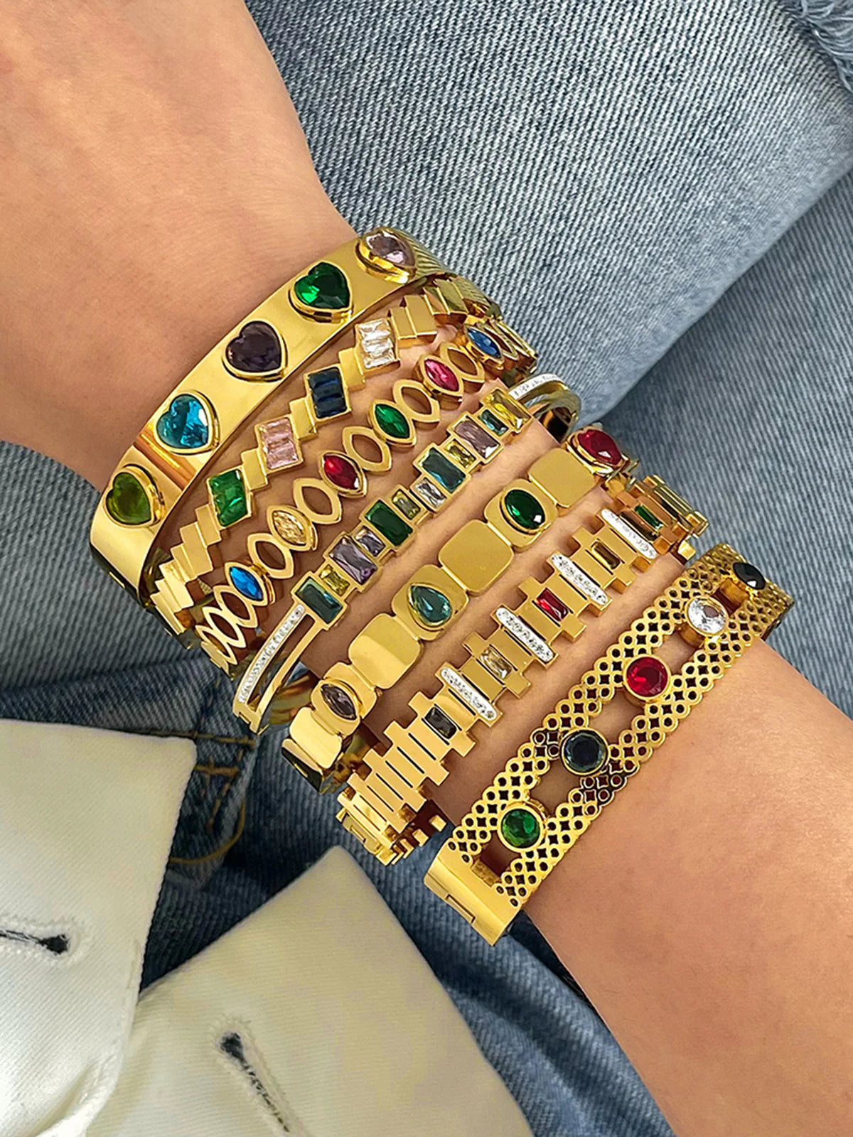 Celestial Gem Anti-Tarnish Bracelet