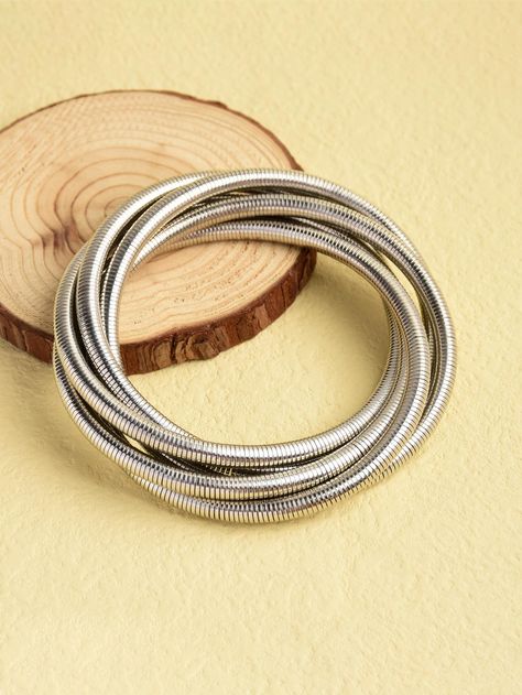 Arm Candy Anti-Tarnish Coil Bracelet