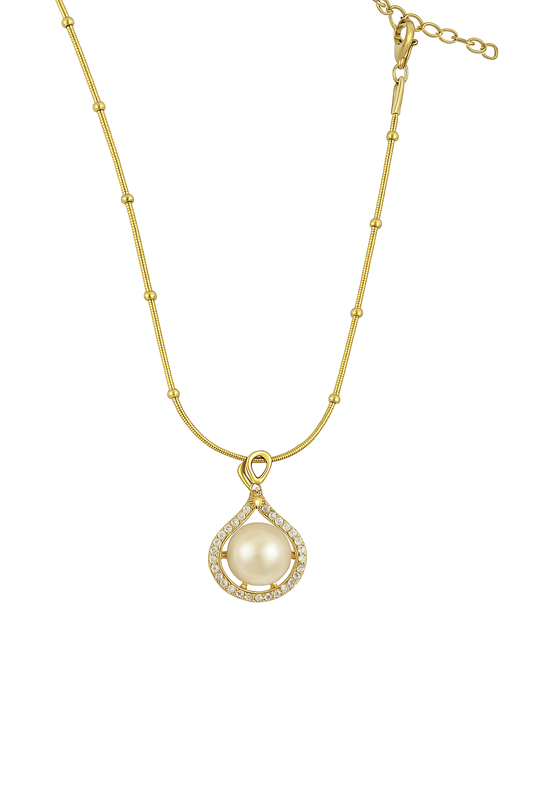 Moonlit Pearl Necklace
