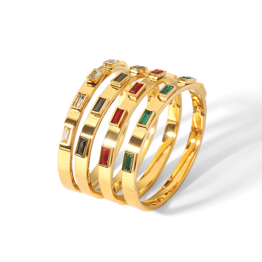 Solara Anti-tarnish Bangle Bracelet