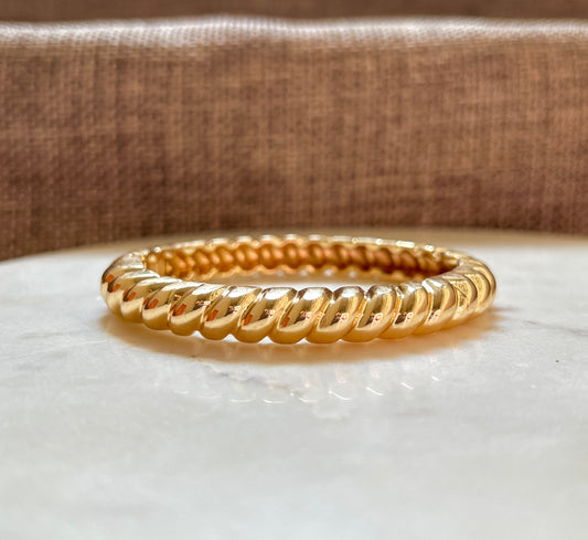 Tordu Anti-Tarnish Bangle Bracelet