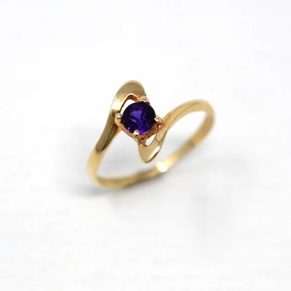 Amethyst Anti-tarnish Ring