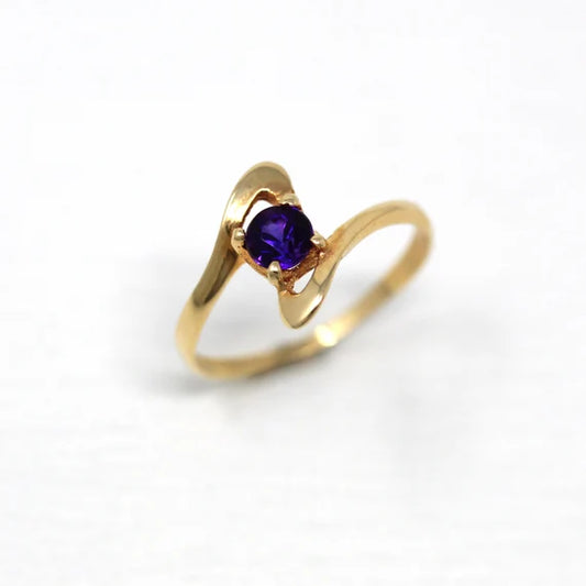 Amethyst Anti-tarnish Ring