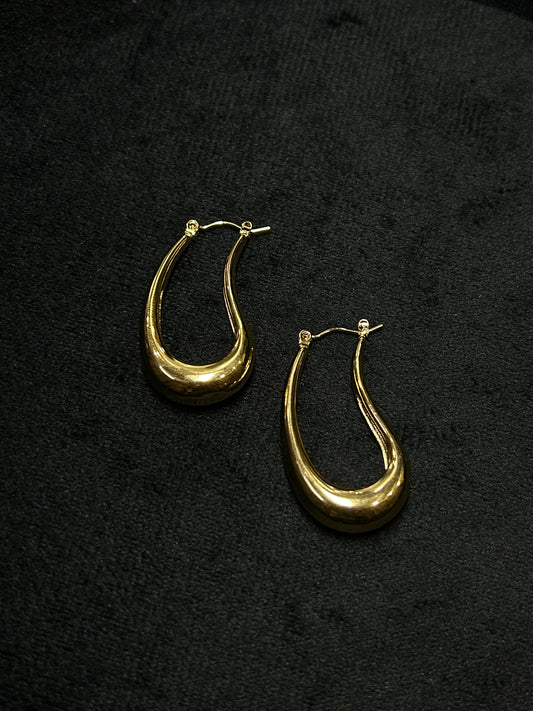 Curvy Anti-tarnish Earrings