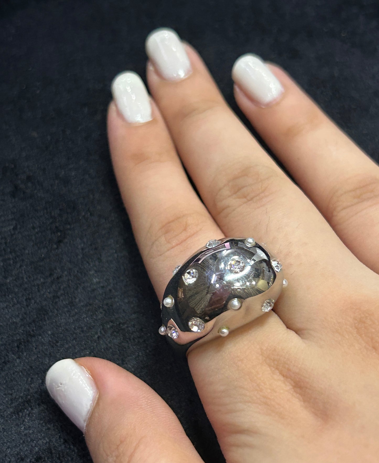 Silver anti-tarnish Ring