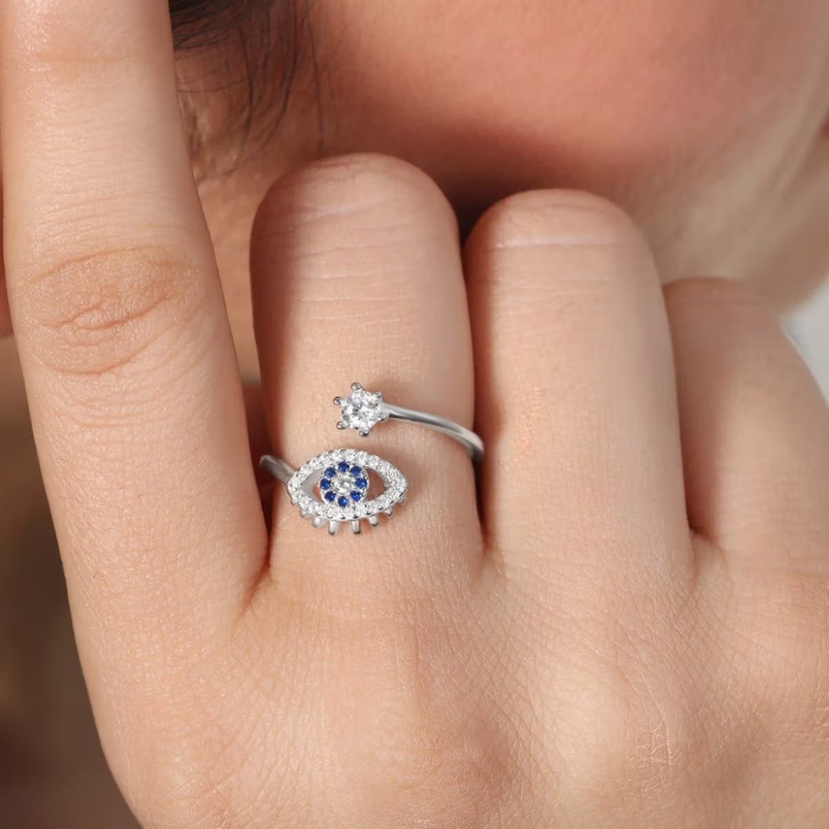 Nazar Gaze Anti-tarnish Ring