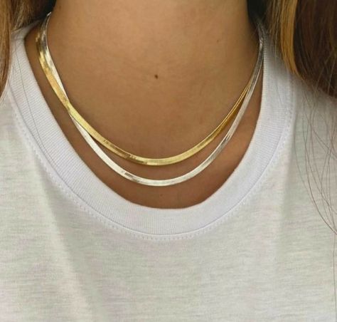 Snape Flat Snake Layering Anti-Tarnish Chain