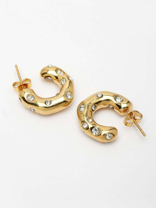Stella Crescent Anti-tarnish Earrings